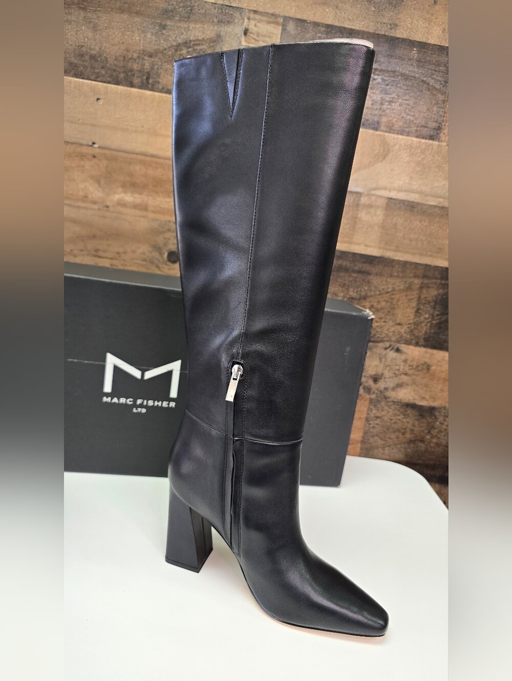 Marc Fisher LTDWomen's Lannie Tall Block Heel Boots - Picture 6 of 15